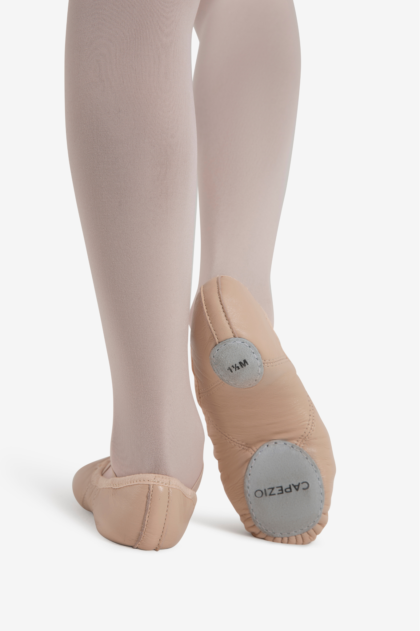 Capezio Juliet Leather Split Sole Ballet Shoes - Child