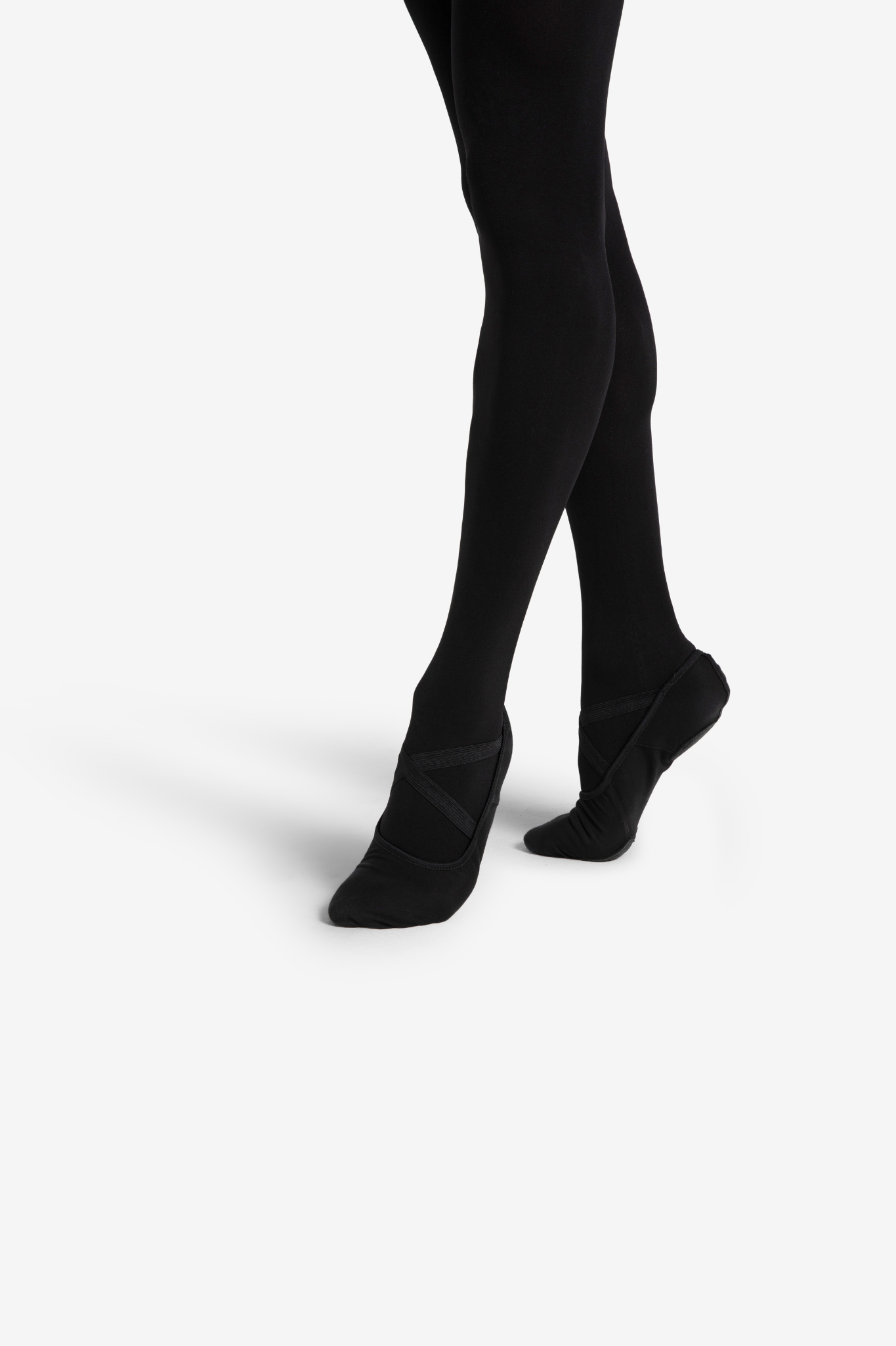 Capezio Hanami Canvas Split Sole Ballet Shoes - Adult - Black