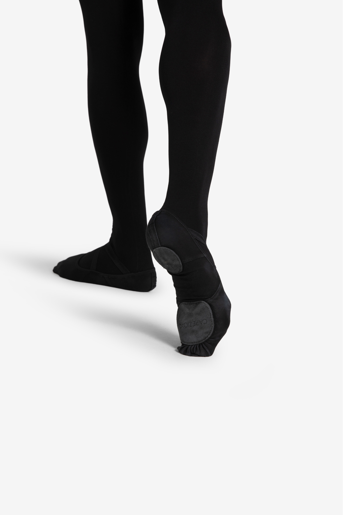 Capezio Hanami Canvas Split Sole Ballet Shoes - Adult - Black