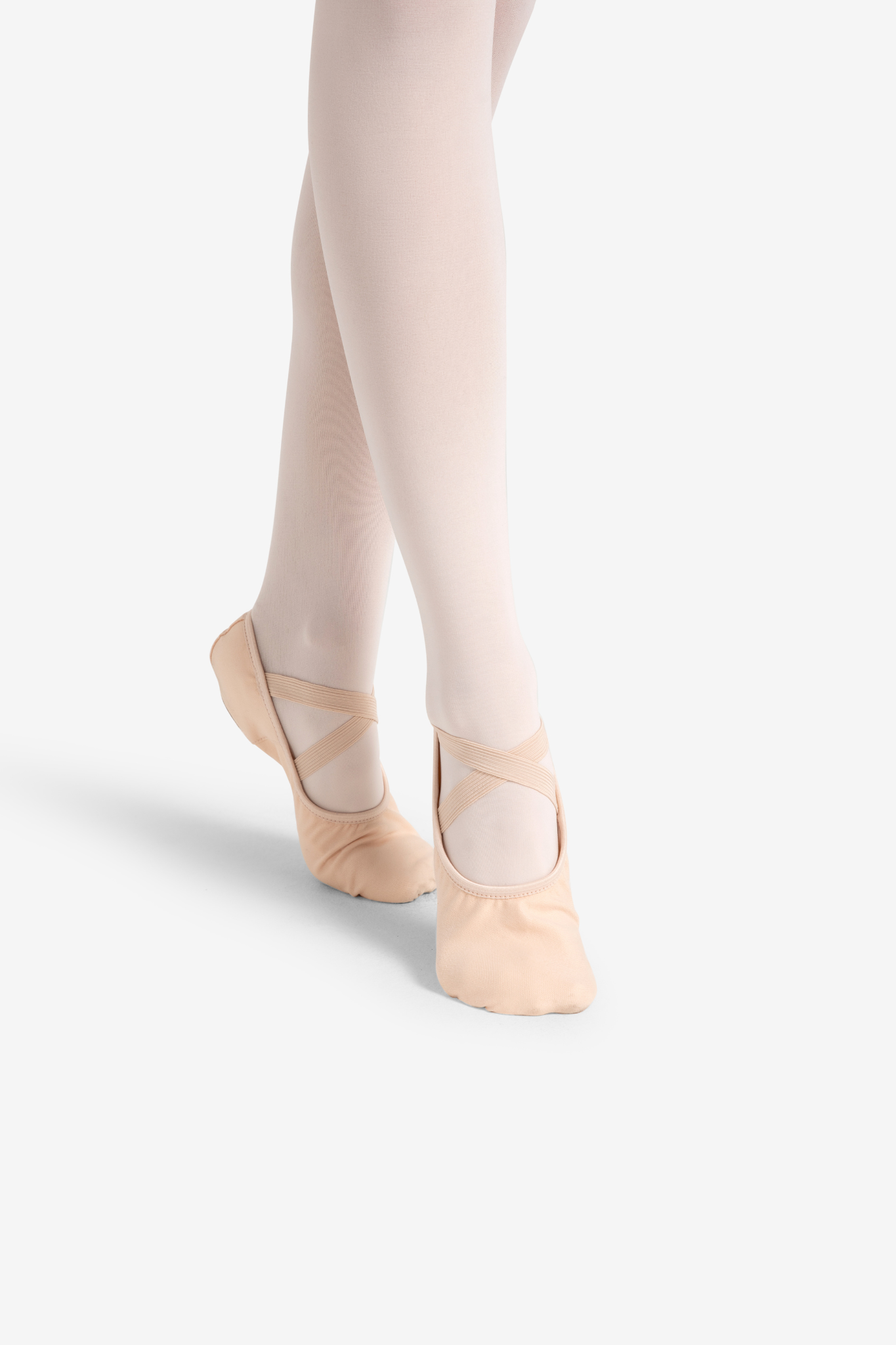 Capezio Hanami Canvas Split Sole Ballet Shoes - Adult - Light Pink