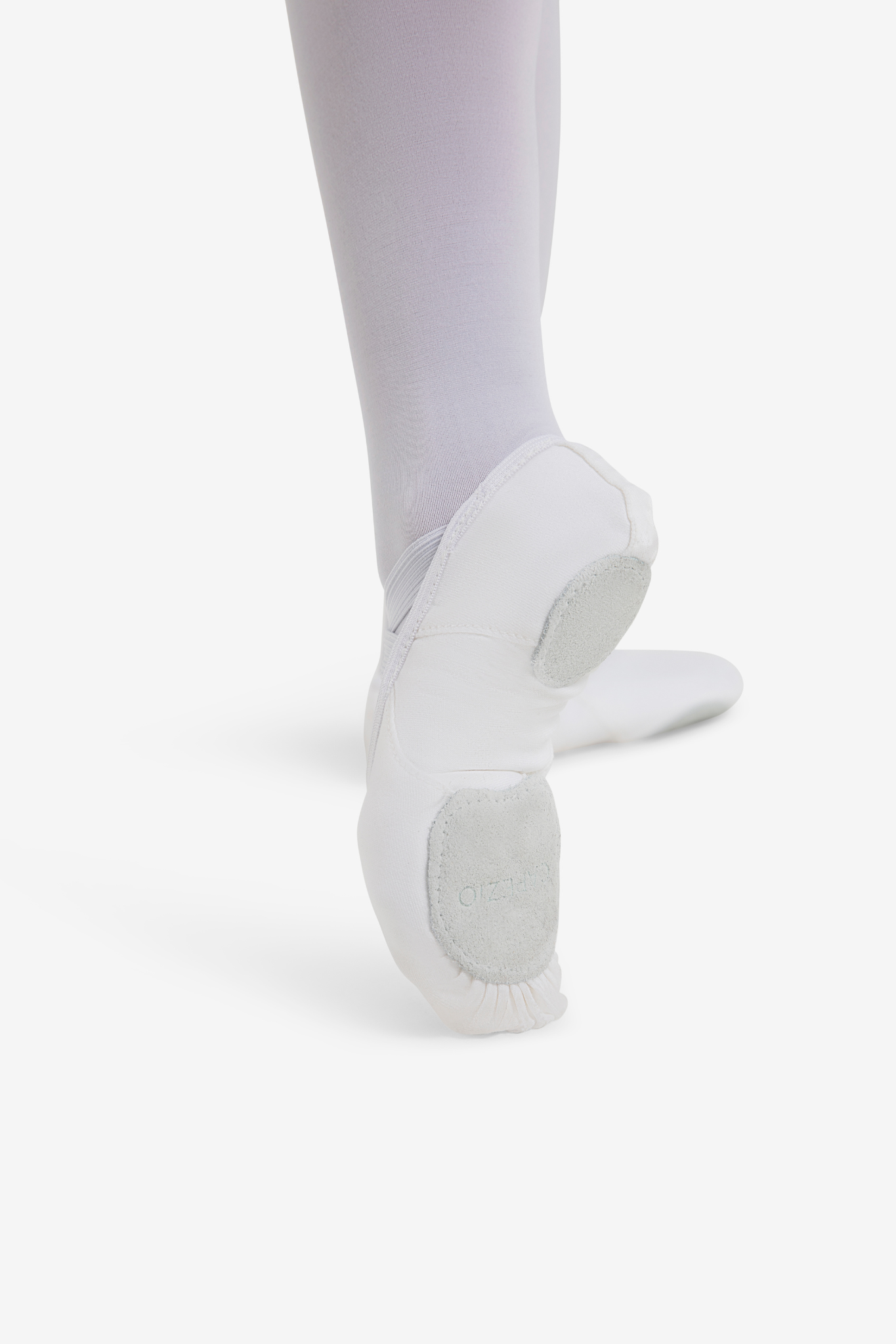 Capezio Hanami Canvas Split Sole Ballet Shoes - Adult - White