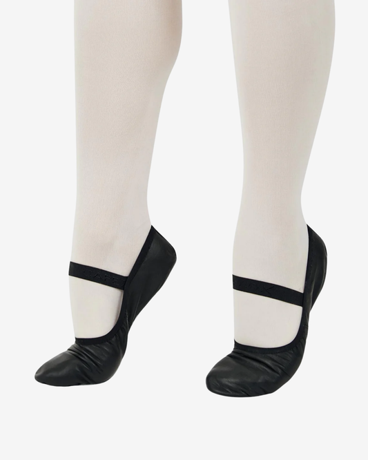 Capezio-Lily-Leather-Full-Sole-Ballet-Shoe-In-Black