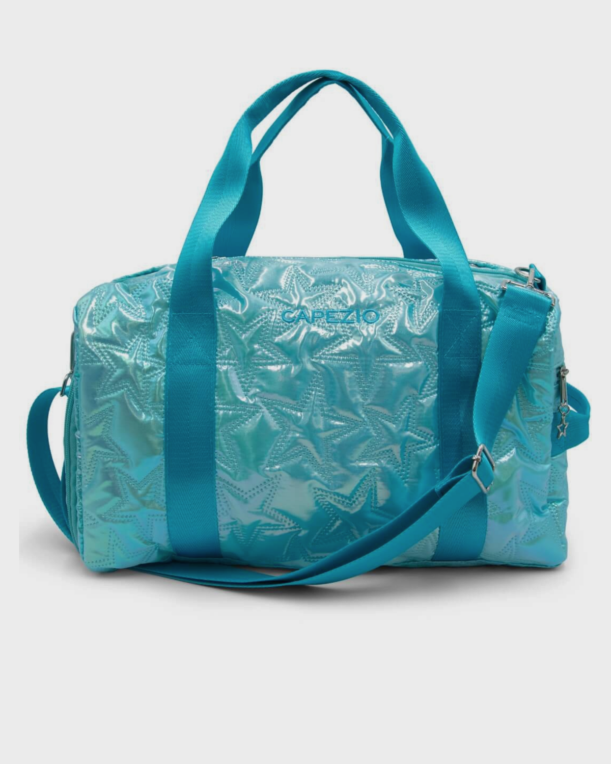 Capezio-Metallic-Star-Travel-Duffel-In-Blue