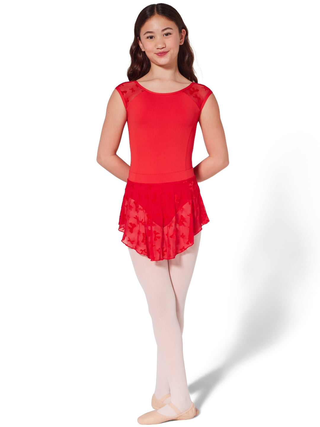 Capezio-Take-A-Bow-Charm-Skirt-In-Red