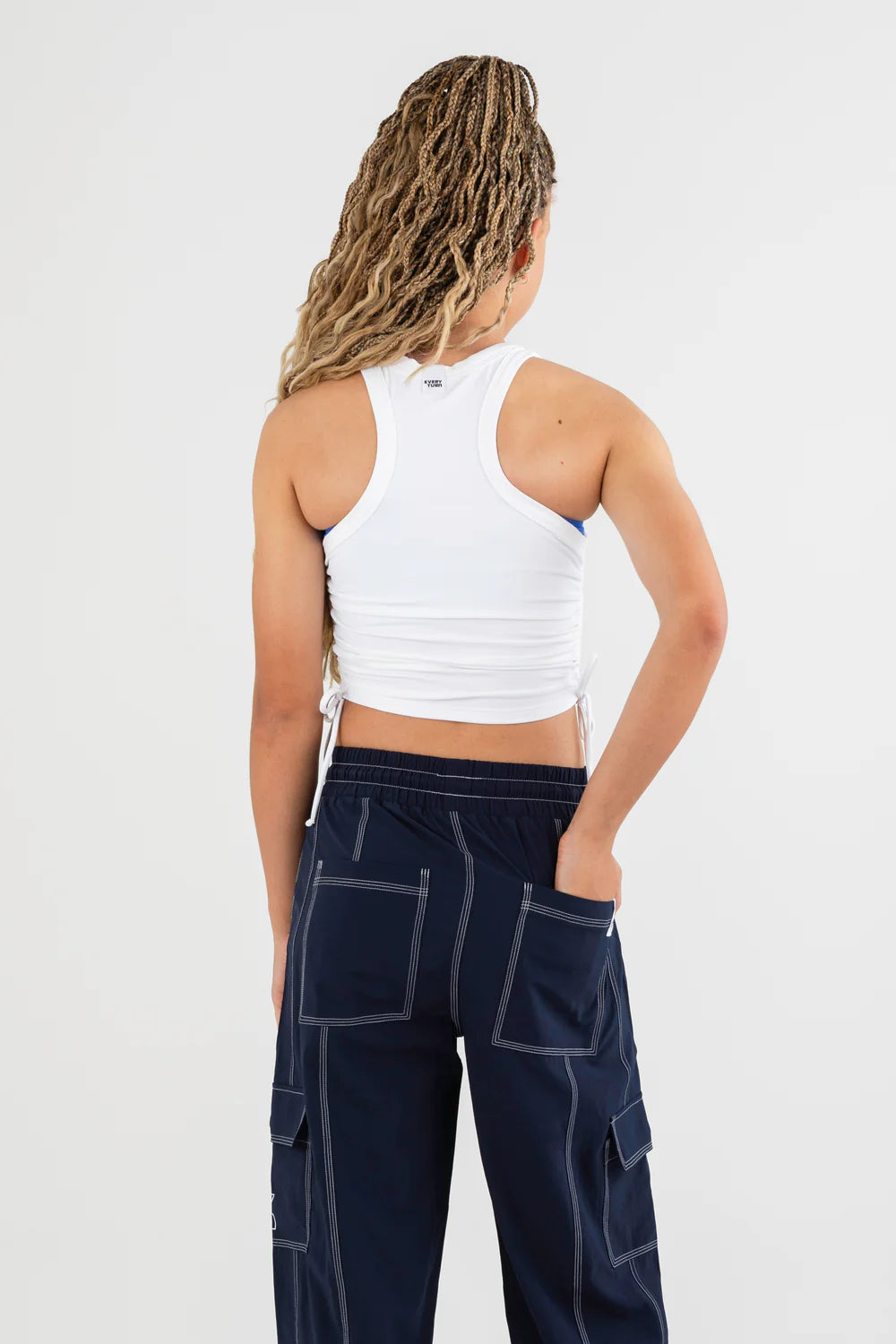 Every-Turn-Peppa-Cropped-Rib-Singlet-In-White
