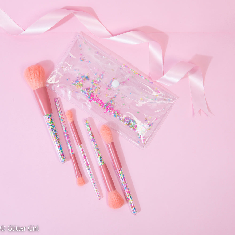 Glitter Girl Makeup Brush Set