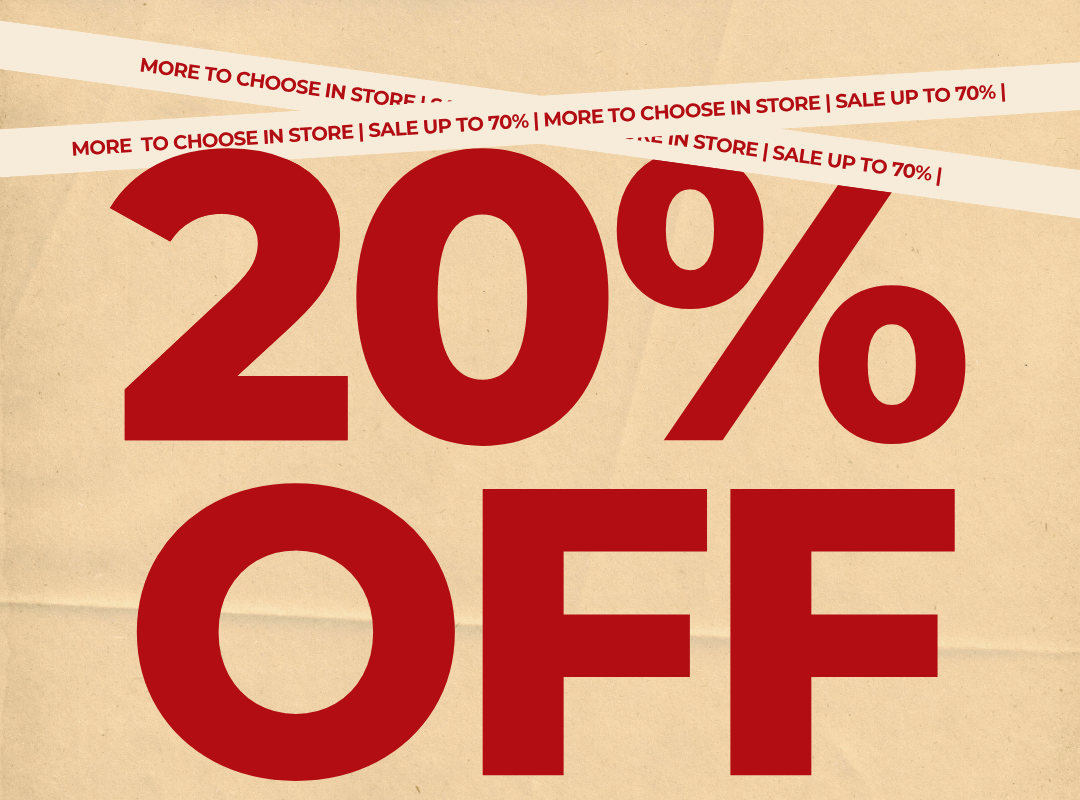 SALE 20% OFF