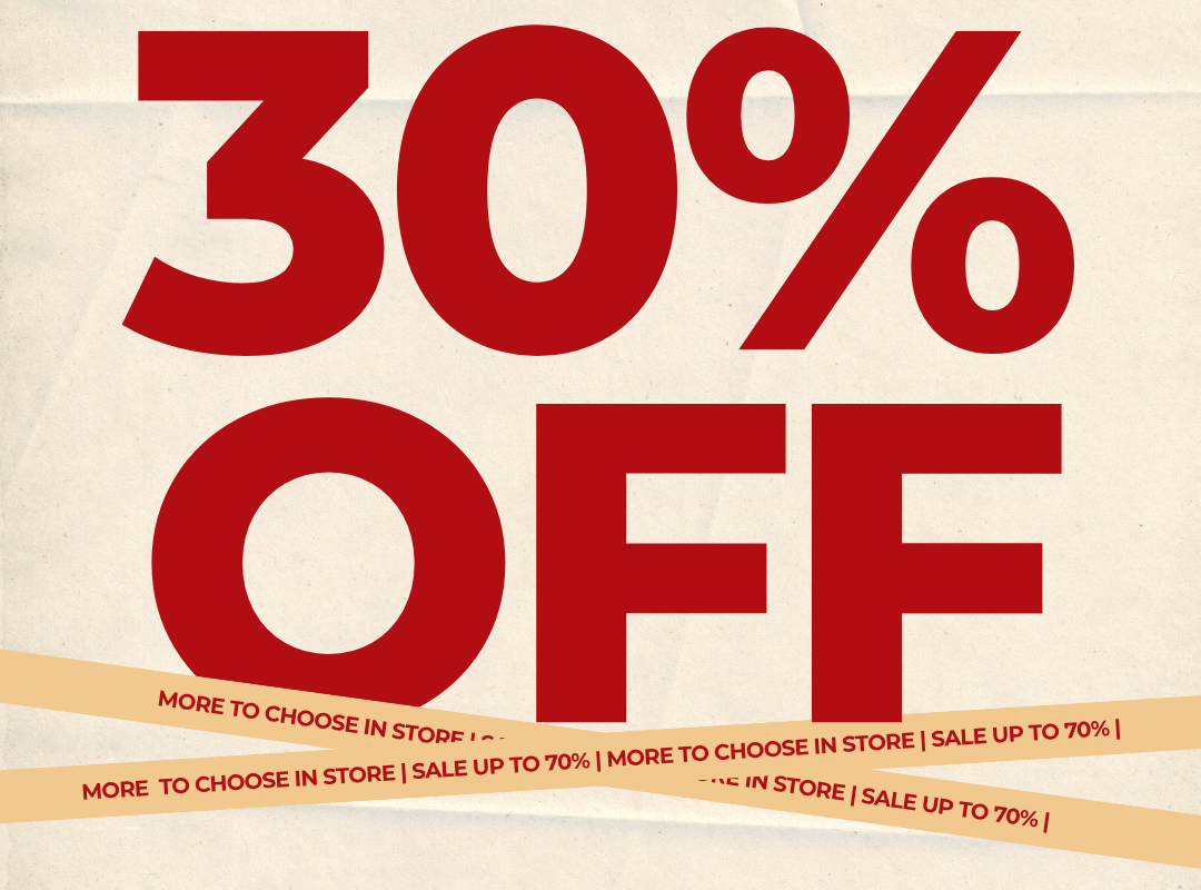 SALE 30% OFF
