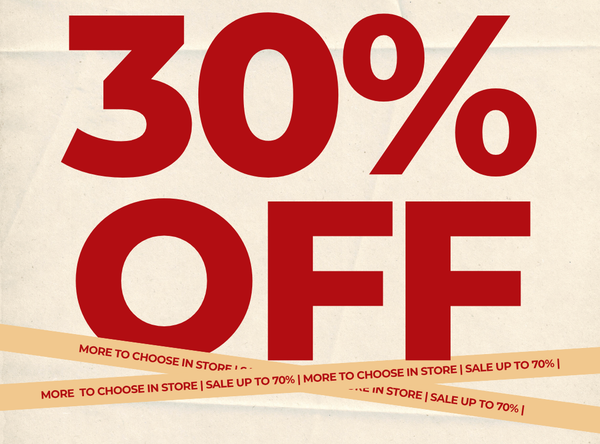 SALE 30% OFF