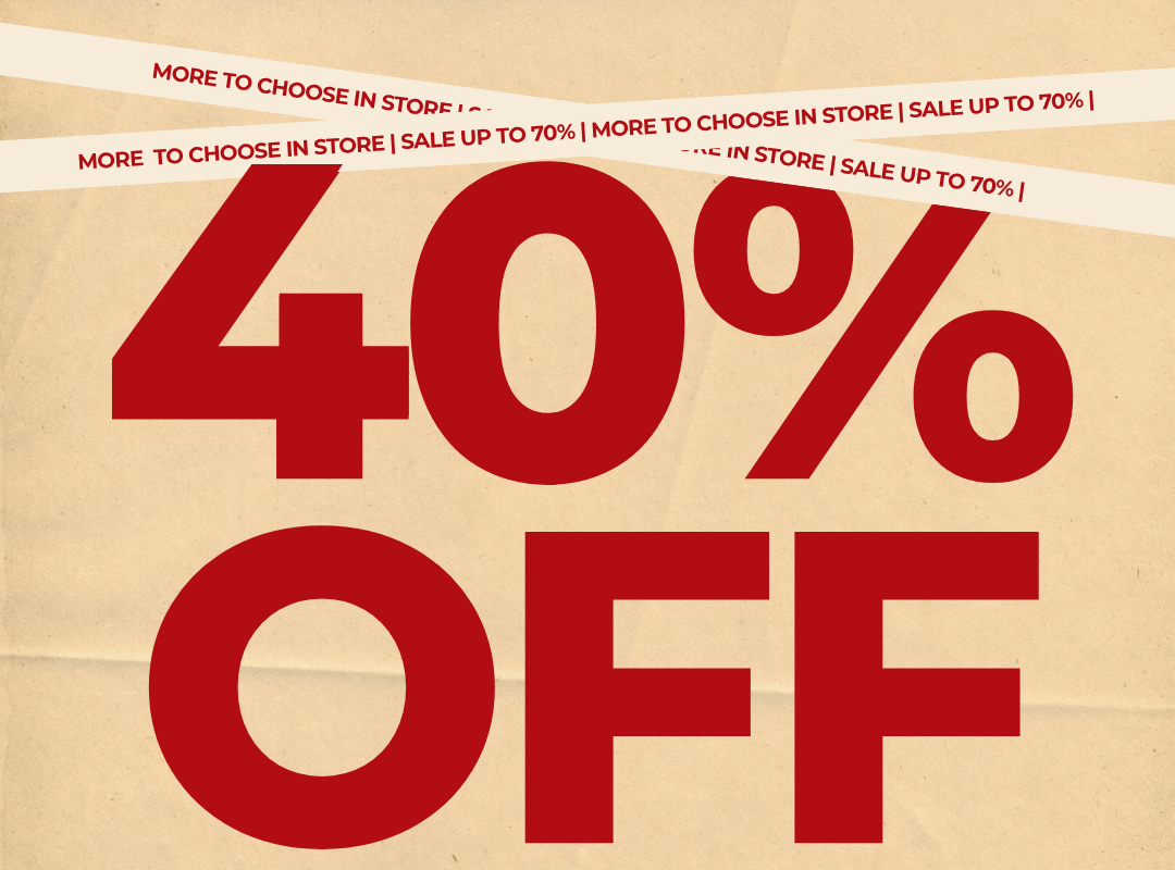 SALE 40% OFF