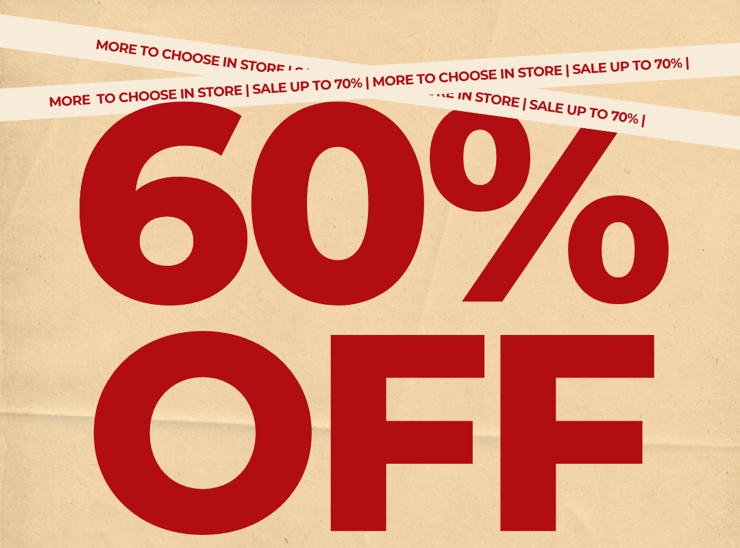 SALE 60% OFF