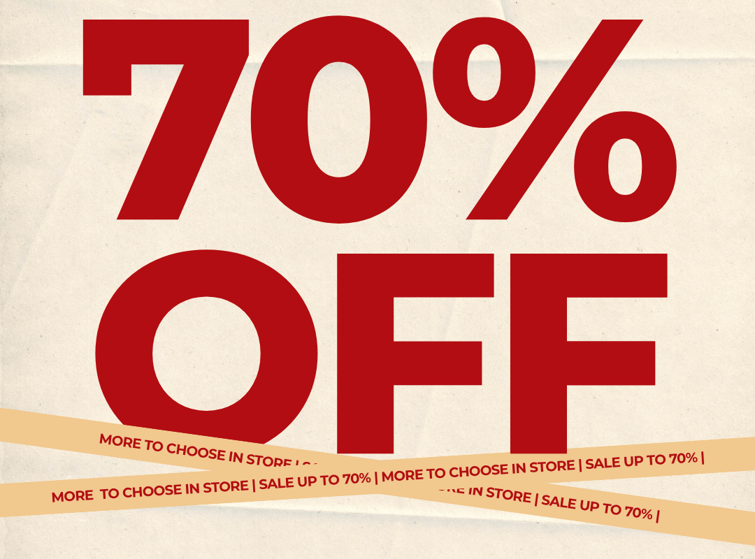 SALE 70% OFF