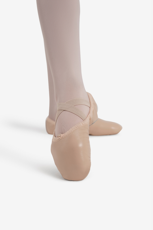 Capezio Juliet Leather Split Sole Ballet Shoes - Child