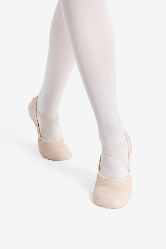 Capezio Juliet Leather Split Sole Ballet Shoes - Adult