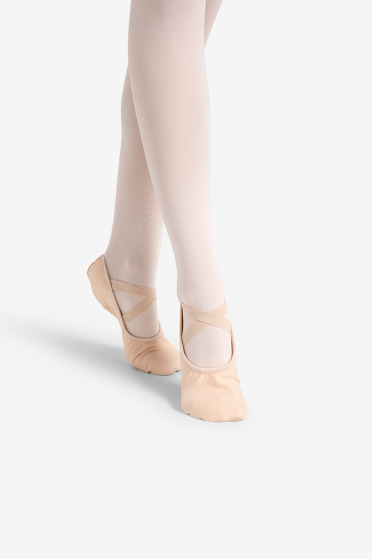 Capezio Hanami Canvas Split Sole Ballet Shoes - Adult - Light Pink