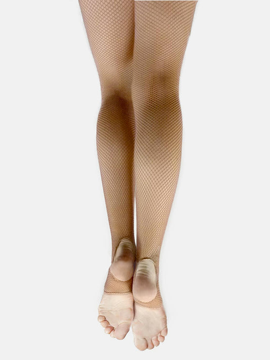 Capezio Professional Stirrup Fishnet Stockings - Adult