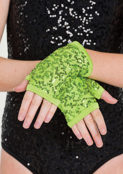 Studio 7 Sequin Fingerless Gloves