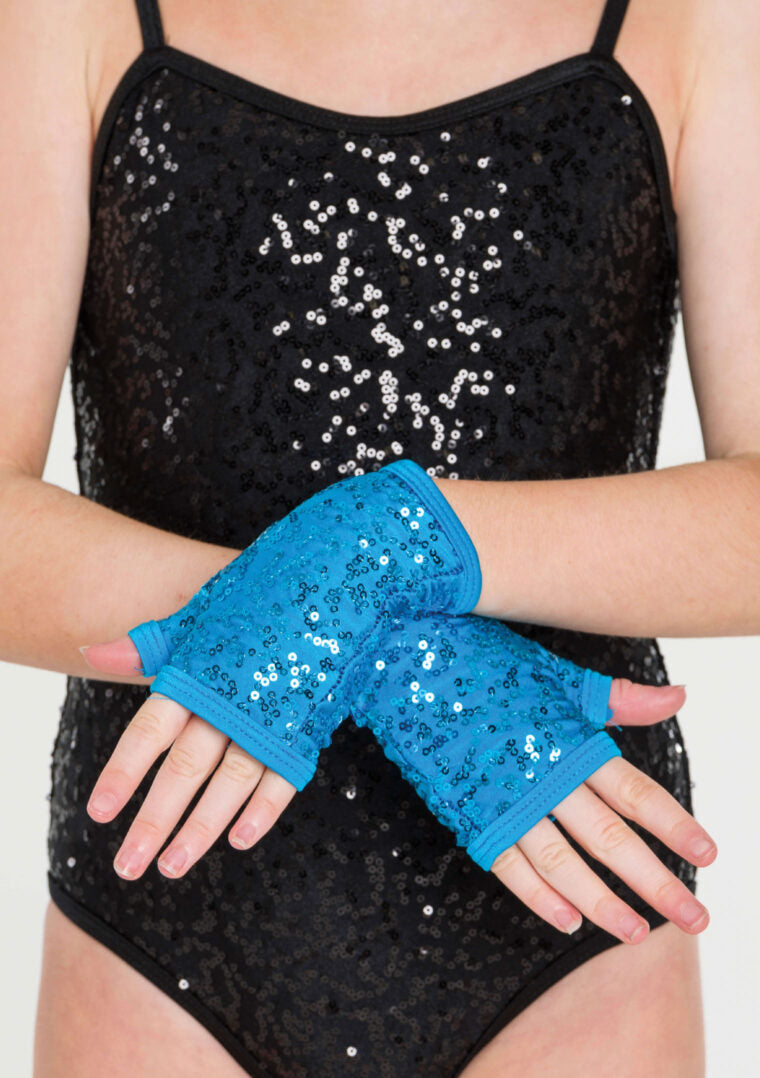 Studio 7 Sequin Fingerless Gloves
