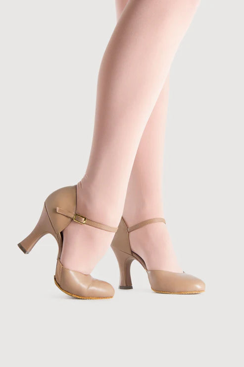 Bloch-Splitpro-Chorus-Shoes-3"-Heel-In-Tan