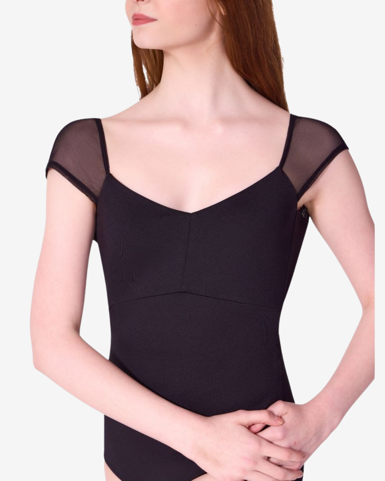 Capezio-Moonstruck-Cap-Sleeve-Leotard-In-Black 