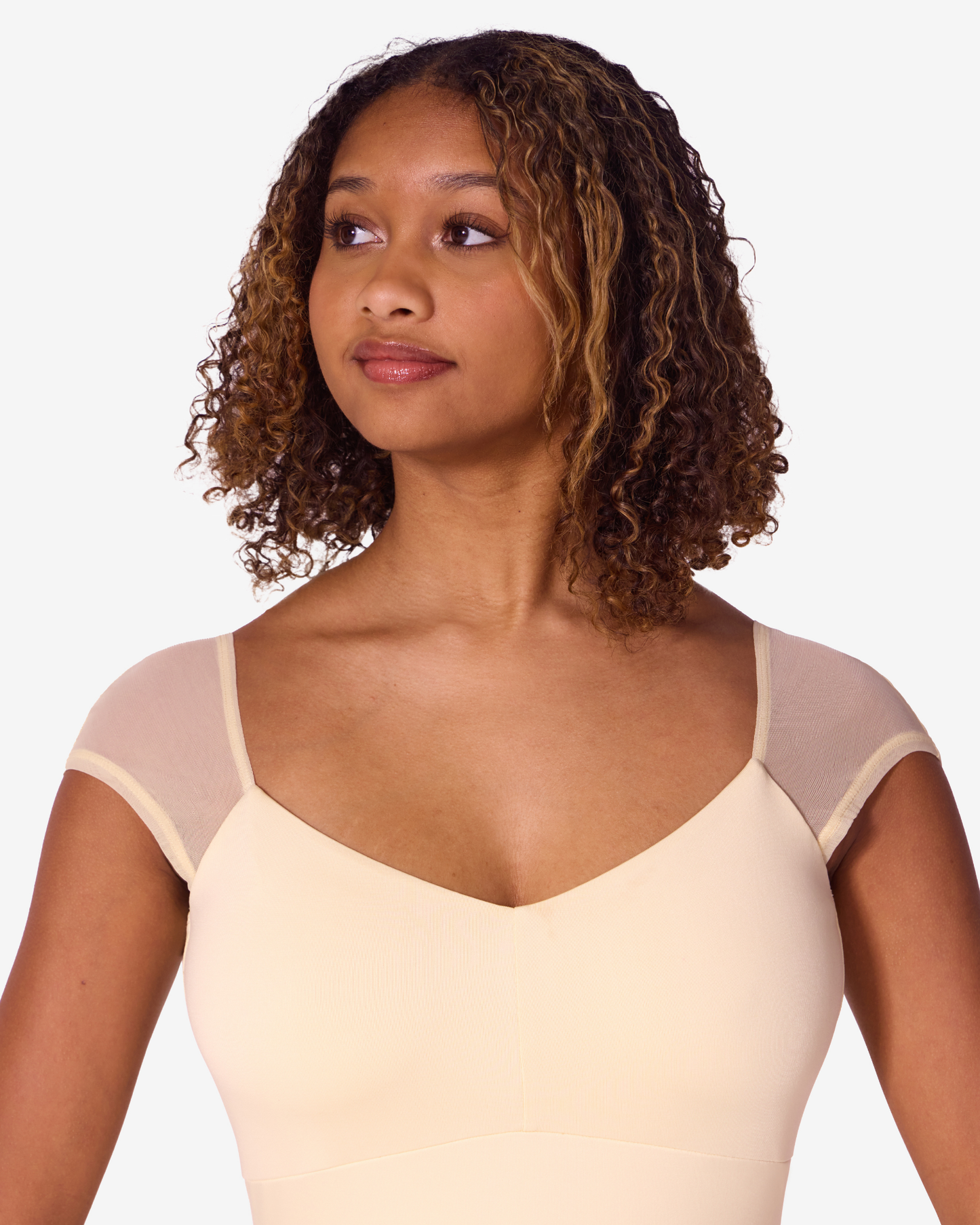 Capezio-Moonstruck-Cap-Sleeve-Leotard-In-Butter