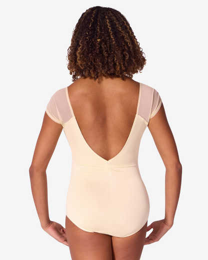 Capezio-Moonstruck-Cap-Sleeve-Leotard-In-Butter