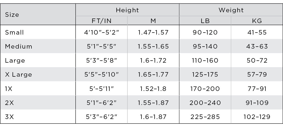 Capezio-Ultra-Shimmery-Gloss-Stirrup-Tights-Size-Chart