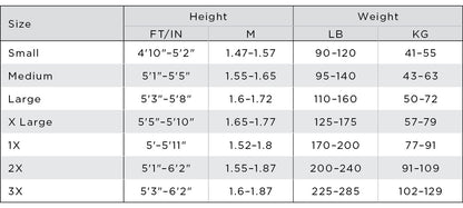 Capezio-Ultra-Shimmery-Gloss-Stirrup-Tights-Size-Chart
