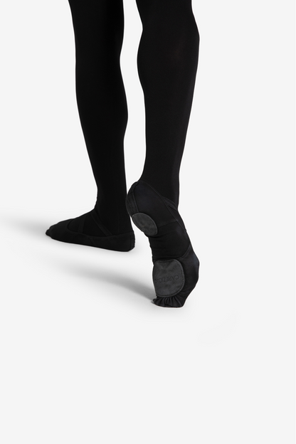 Capezio-Hanami-Canvas-Split-Sole-Ballet-Shoes-in-Black