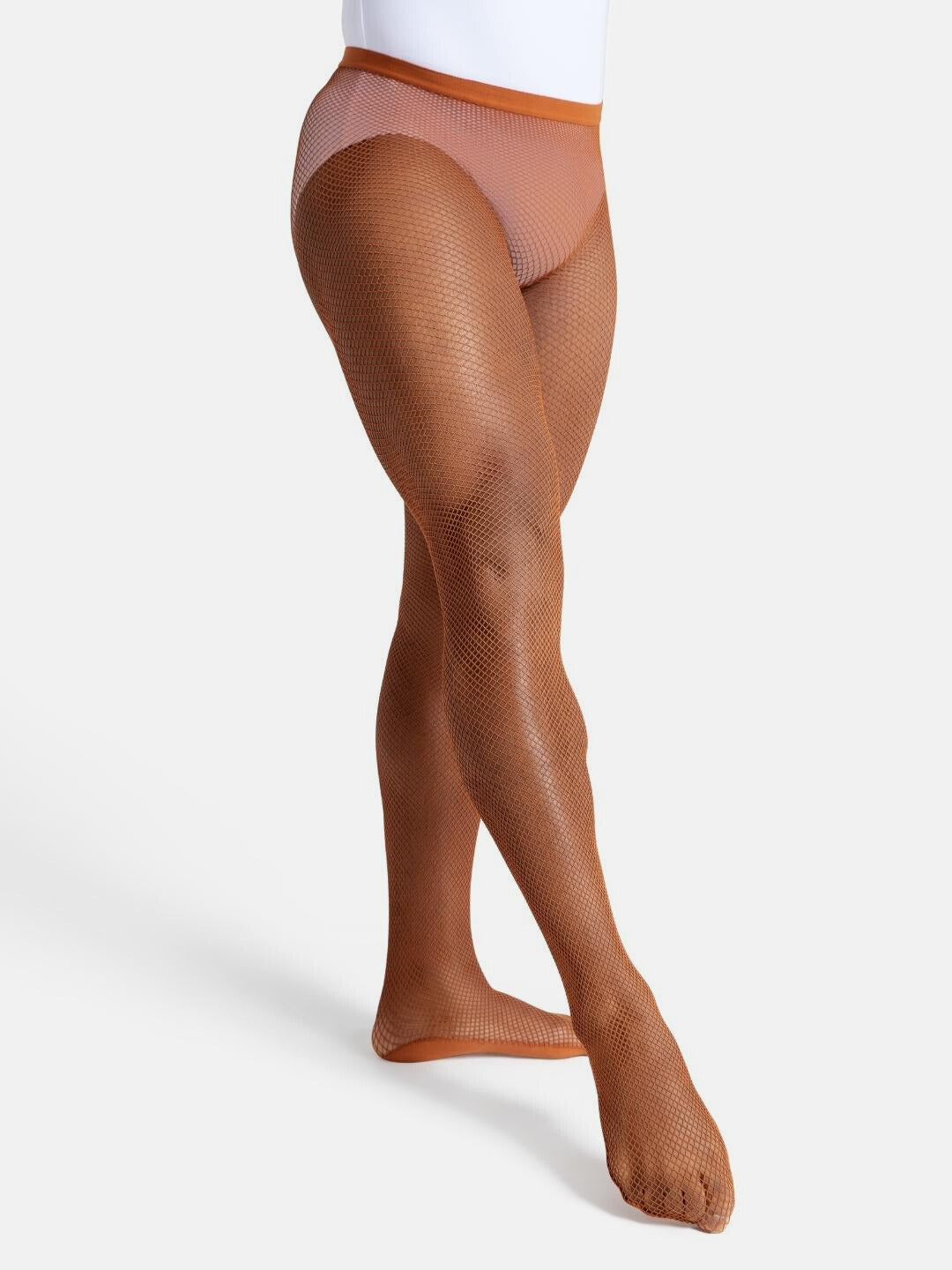 Capezio-Professional-Footed-Fishnet-Stockings-In-Toffee