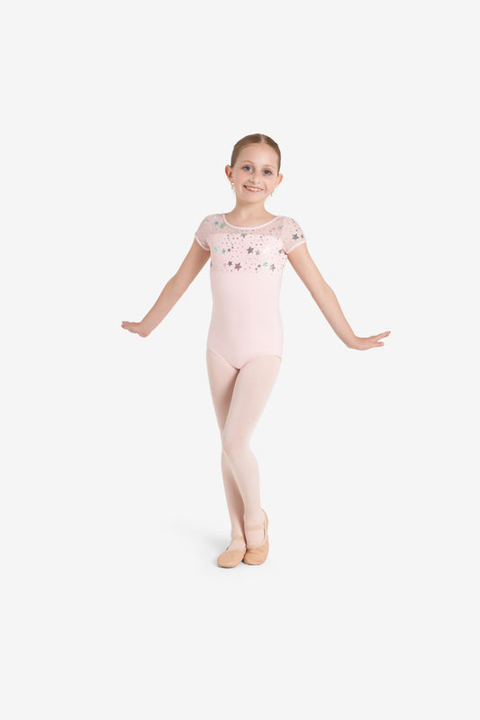 Capezio Galaxy Short Sleeve Leo
