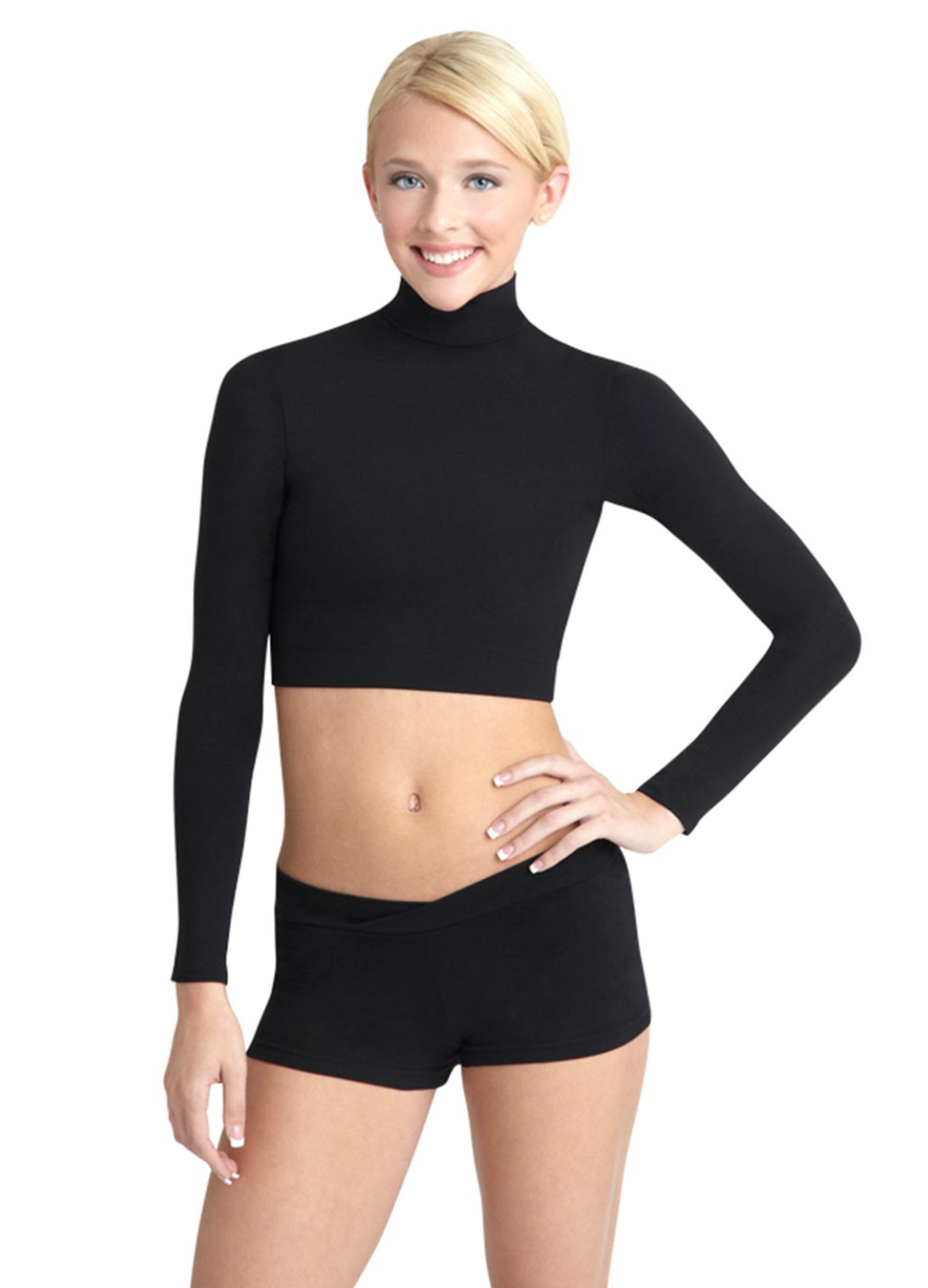 Capezio-Turtleneck-Long-Sleeve-Top-In-Black