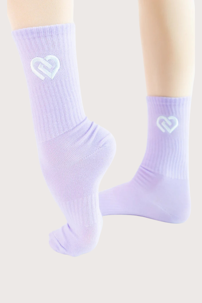 Claudia-Dean-Collections-Active-Crew-Socks-In-Pastel-Lilac