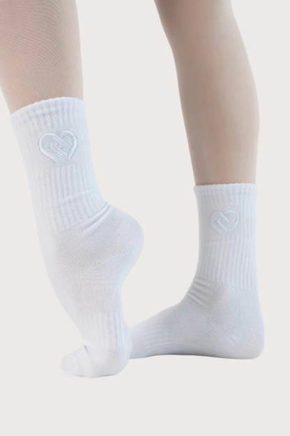 Claudia-Dean-Collections-Active-Crew-Socks-In-White