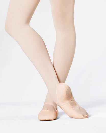 Energetiks-Leather-Full-Sole-Ballet-Shoes-In-Pink