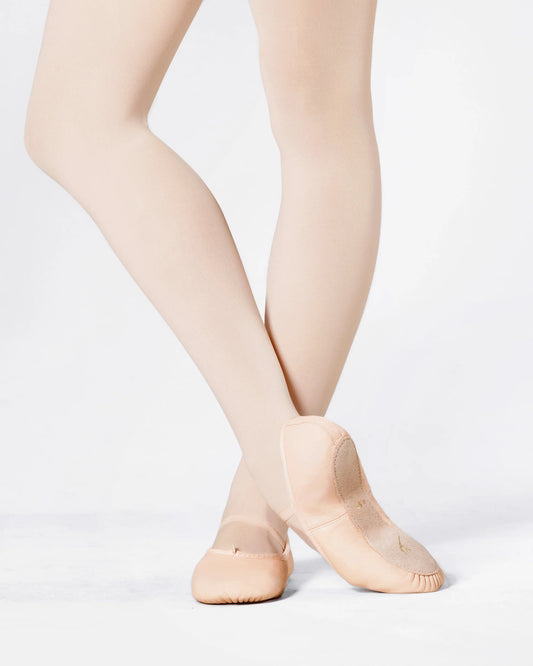 Energetiks-Leather-Full-Sole-Ballet-Shoes-In-Pink