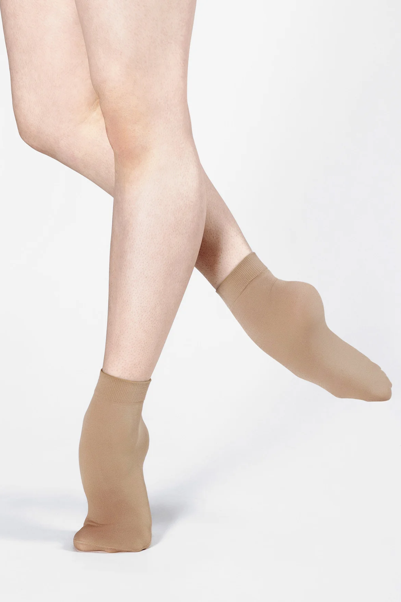 Energetiks-Dance-Anklet-Socks-In-Beige