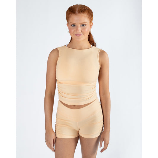 Energetiks-Madison-Gather-Crop-Singlet-In-Orange-Sherbet