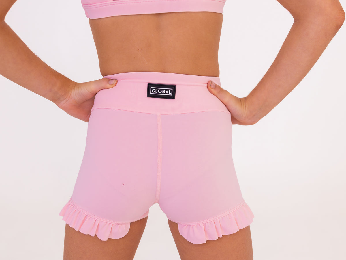 Global-Dancewear-Frilled-Shorts-In-Baby-Pink