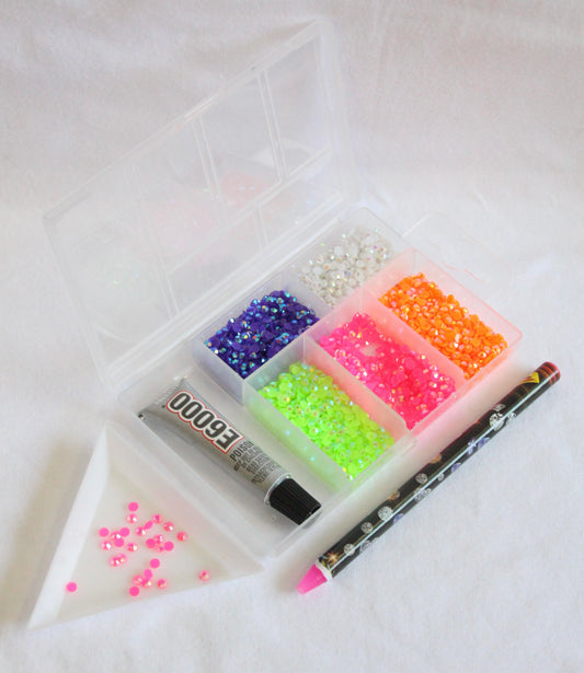 Diamante and Glue - DIY Set