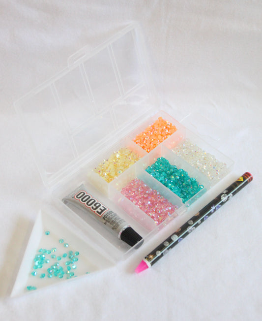 Diamante and Glue - DIY Set