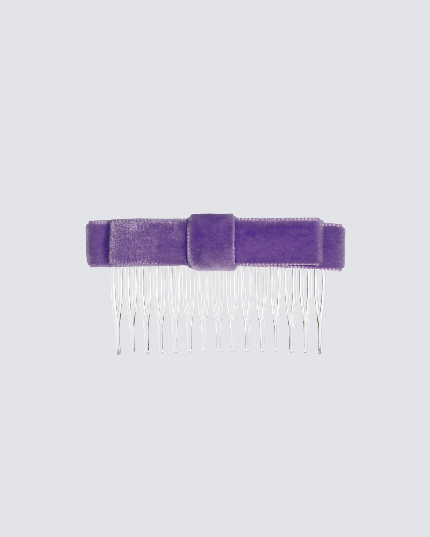 MIMY-Straight-Velvet-Hair-Bow-on-Comb-In-Jacaranda