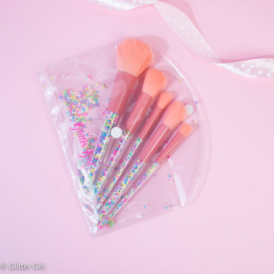 Glitter Girl Makeup Brush Set