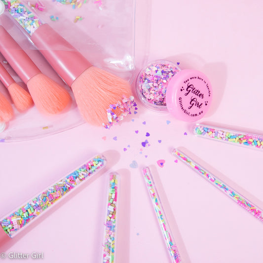 Glitter Girl Makeup Brush Set