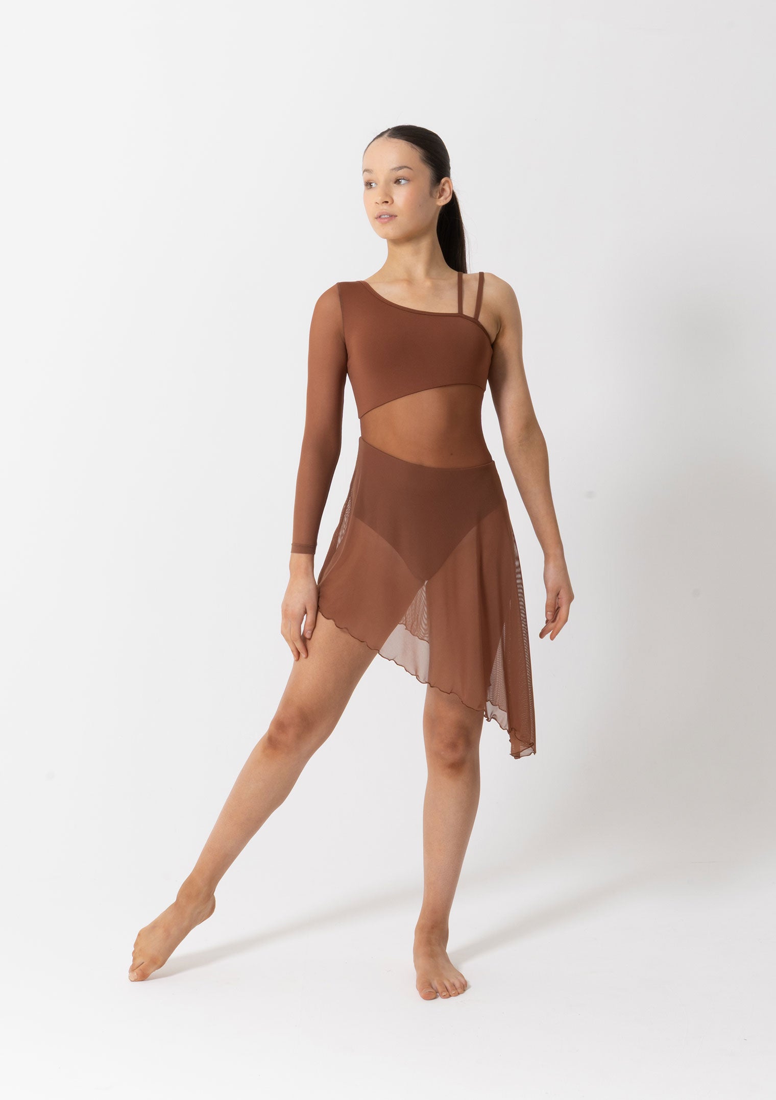 Studio7-Tasha-Lyrical-Dress-In-Mocha 