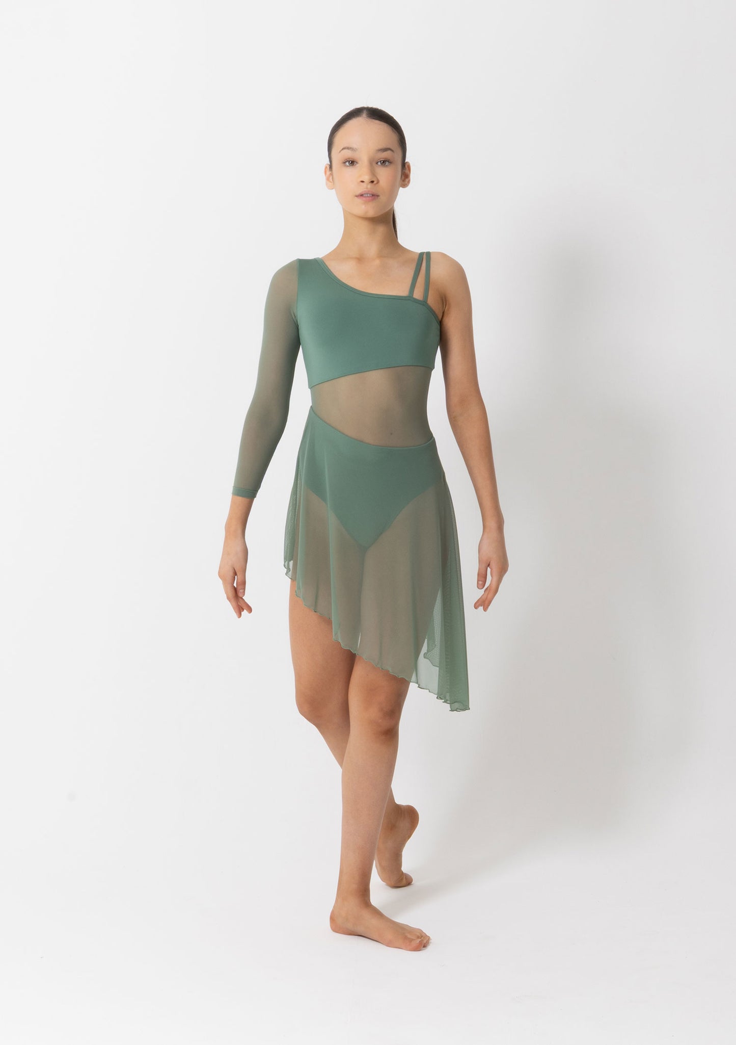Studio7-Tasha-Lyrical-Dress-In-Forest-Green