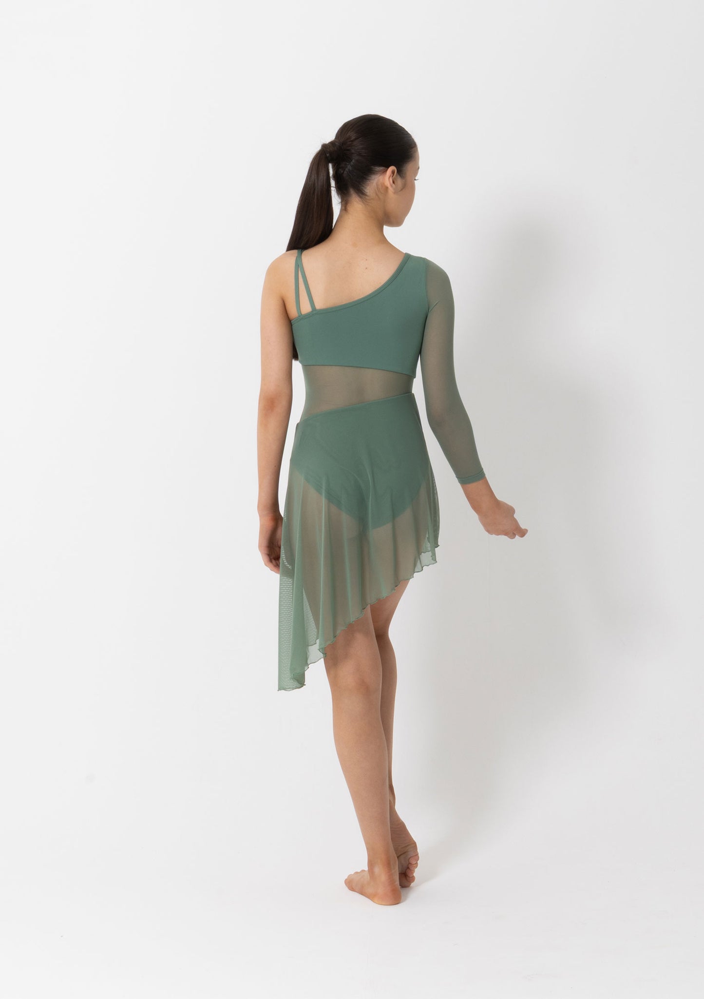 Studio7-Tasha-Lyrical-Dress-In-Forest-Green
