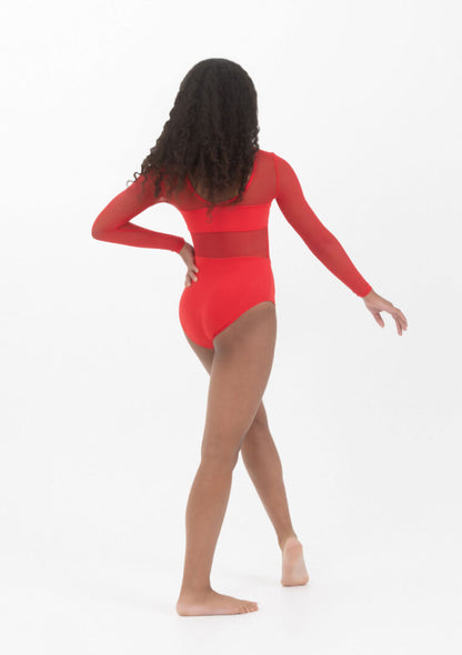 Studio7-Cleo-Leotard-In-Red