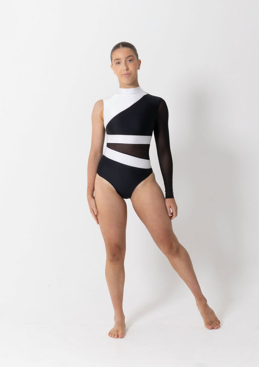 Studio7-Twilight-Leotard-In-Black/White
