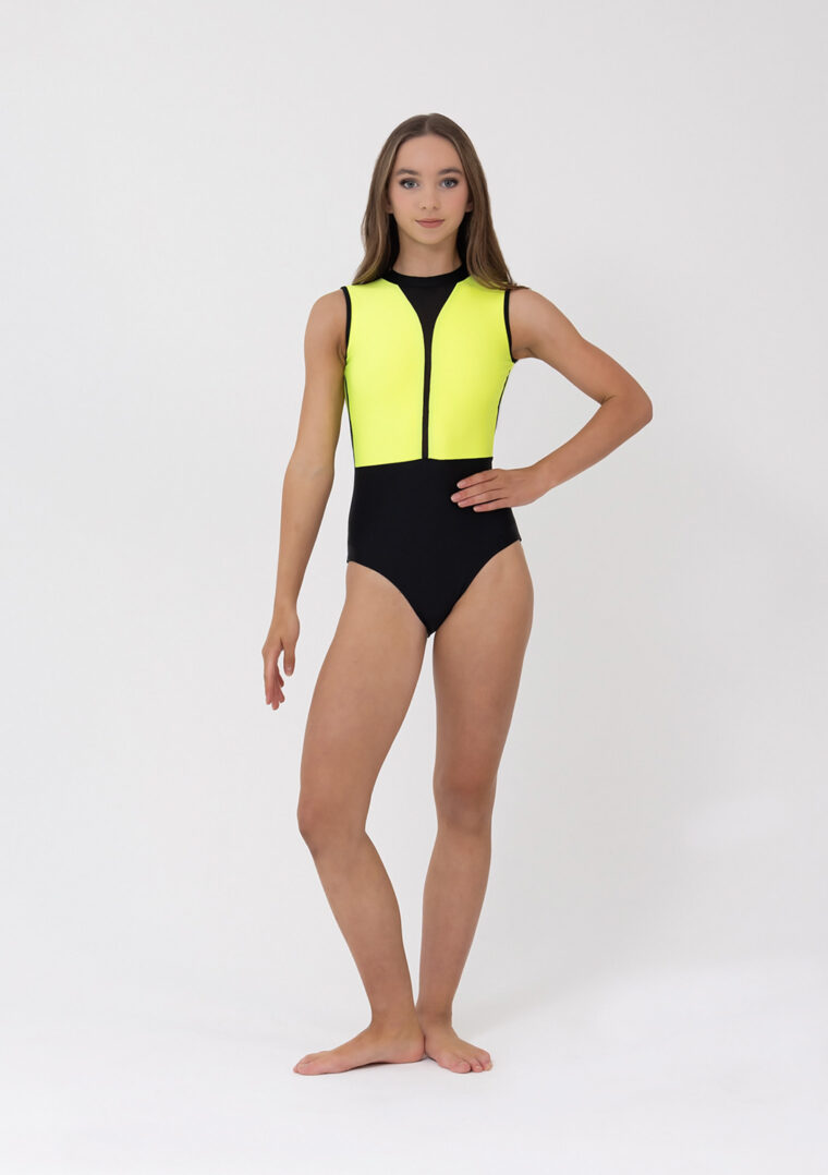 Studio7-Vera-Leotard-In-Neon-Citrus